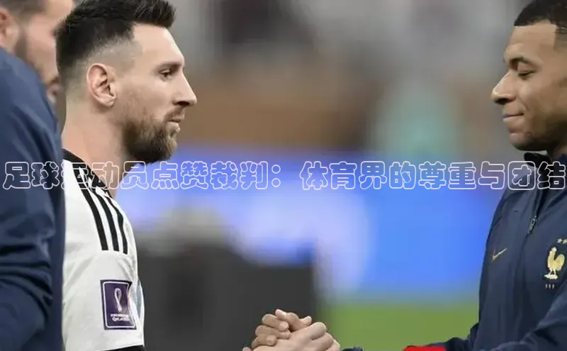 6688体育平台度小满理财足球运动员点赞裁判：体育界的尊重与团结